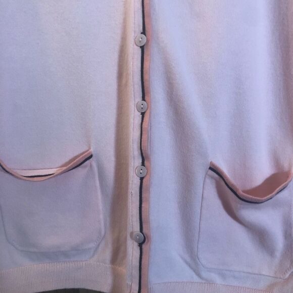 Women's Pink Cardigan Sweater - Picture 3 of 6